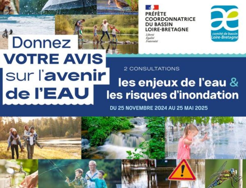 Consultation publique sur les projets d’enjeux du bassin Loire-Bretagne