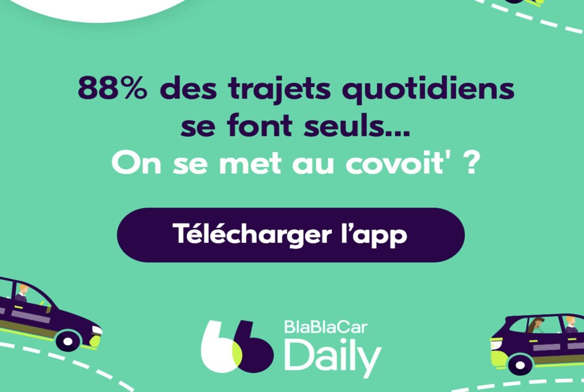 Covoiturage : un partenariat avec BlaBlaCar Daily